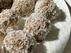 Nut Butter Energy Balls on a plate